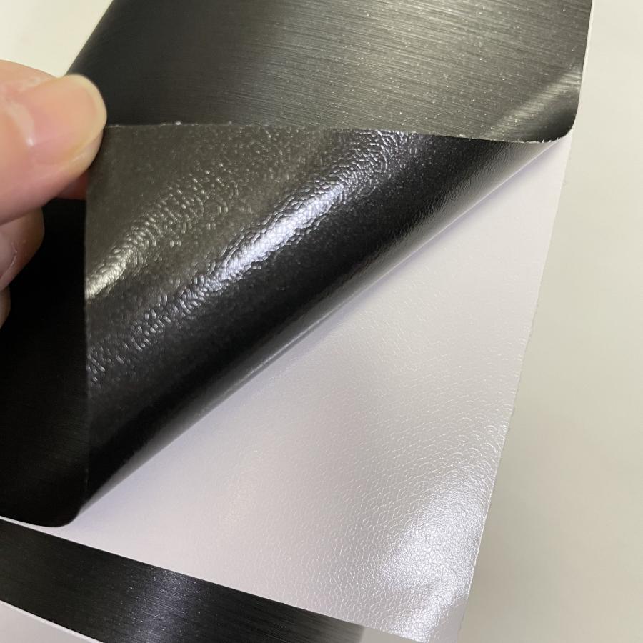 ラッピングシート アルミ ブラッシュ ダークグレー 152cmx500cm 箱付 外装 内装 カッティングシート 5m 5メートル ドレスアップ スキージ(ヘラ)付き_2