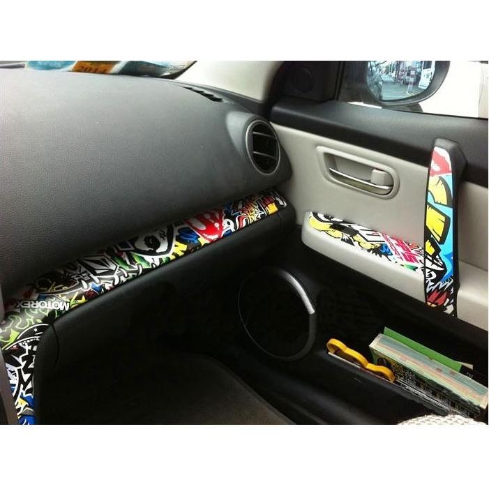 カーラッピングシート ステッカーボム S1 152cmx500cm スキージ（ヘラ