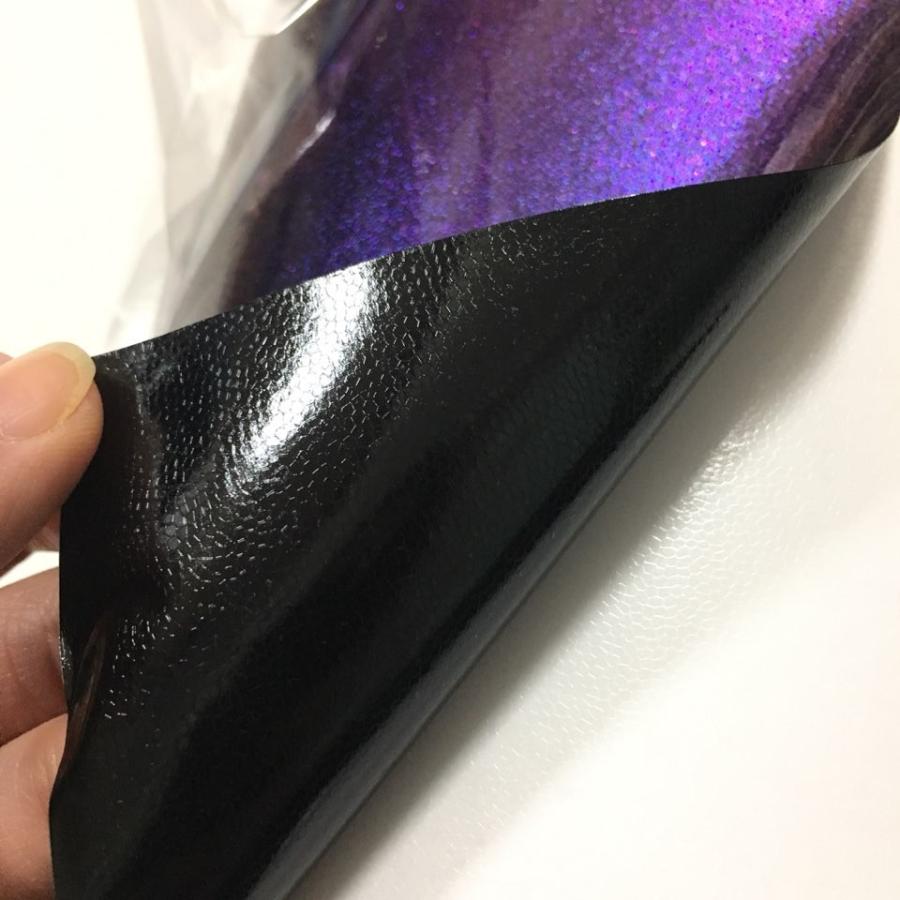 カーラッピングシート 高品質 艶あり マジョーラ パール パープル 紫色