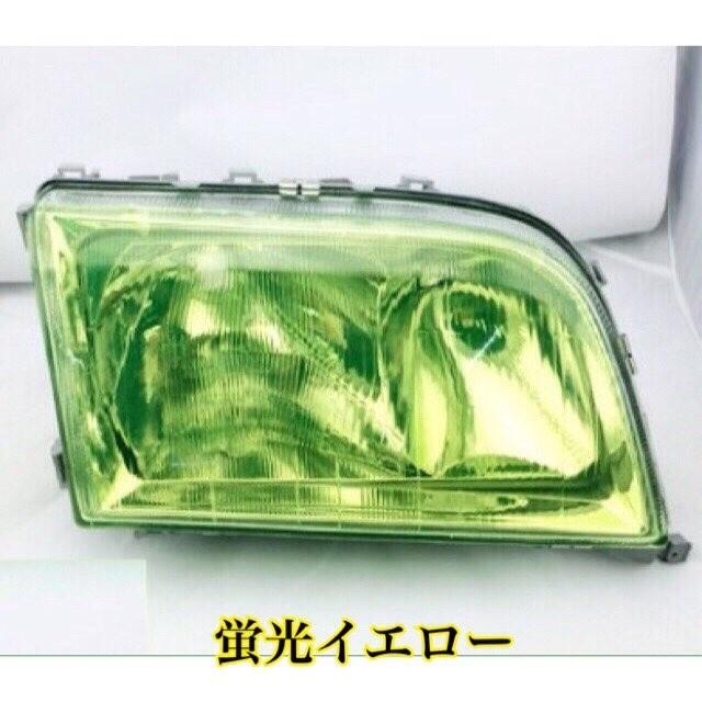 カーライトレンズフィルム 30cmx50cm 縦x横 蛍光イエロー 蛍光黄色 送料無料 ヘッドライト テールライト 箱 BOX 発送|customize-tool-shop|03