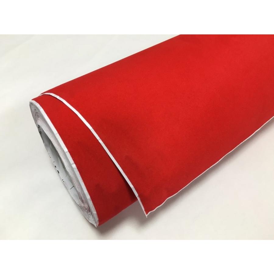 ラッピングシート アルカンターラ 高級 スエード レッド 赤色 A4サイズ