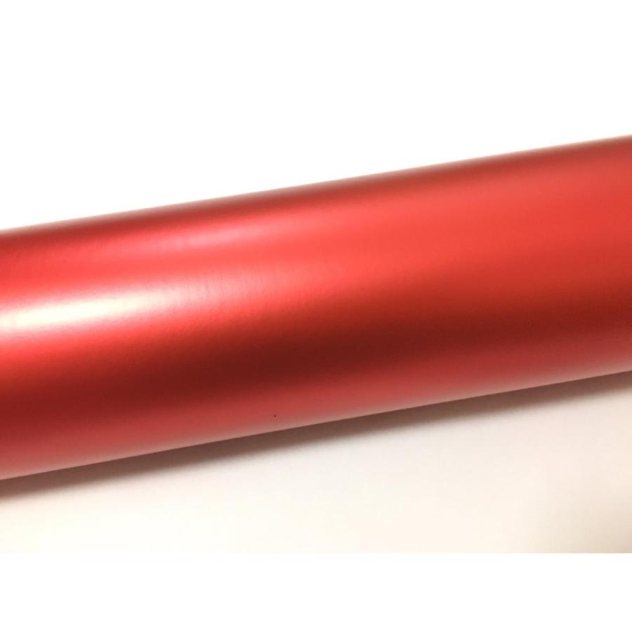 ラッピングシート マットメタリック レッド 152cmx80cm 箱付