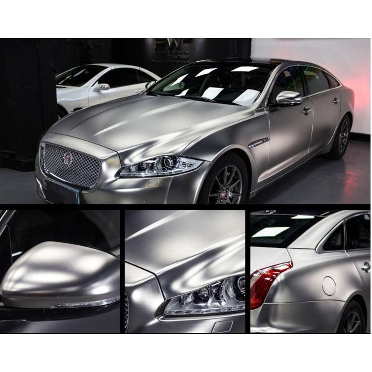 断シャリ☆オーダー塗装　12インチ　マットシルバー☆ ラッピングシート マットシルバー 152cmx50cm 箱付 送料無料 艶消し 艶