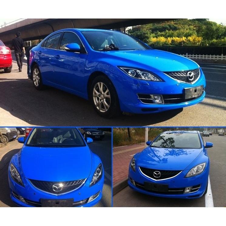 ラッピングシート 艶あり ブルー 青色 A4サイズ (30cmx21cm)送料無料