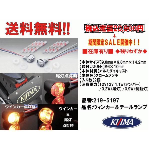 KIJIMA キジマ☆LED/Nano/ウィンカー/テール/ランプ(2個SET)コンビ 