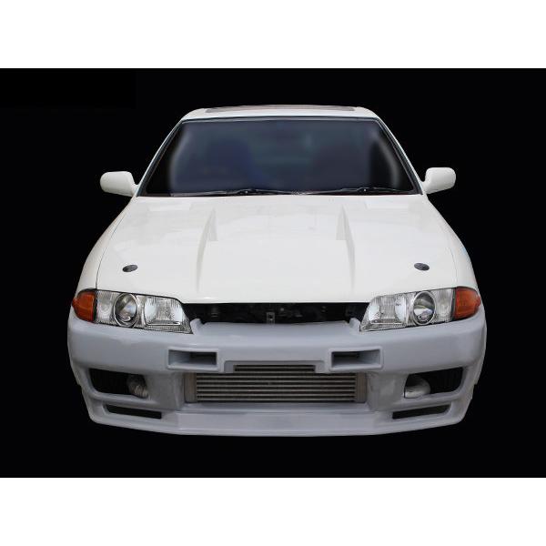 スカイライン HCR32 R32 フロントバンパー H1/5〜H5/8 FRP 未塗装 社外