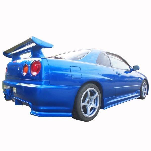 新品 スカイライン R34 2ドア 2door リア バンパー リヤ GT-R タイプ