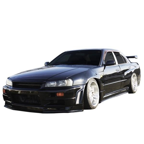 スカイライン R34 34スカイライン ワイド フロント フェンダー 25ミリ