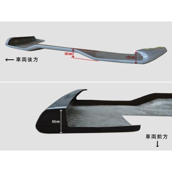 汎用 リアアンダーカバー FRP 未塗装 社外品 エアロ スポイラー