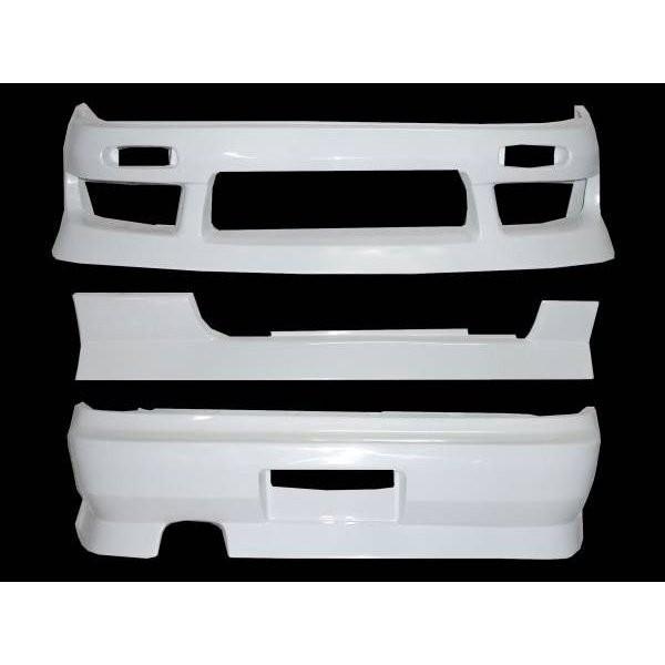 シルビア S14 エアロセット 前期 H5/10〜H8/6 FRP 未塗装 社外品 SILVIA 日産 ニッサン NISSAN
