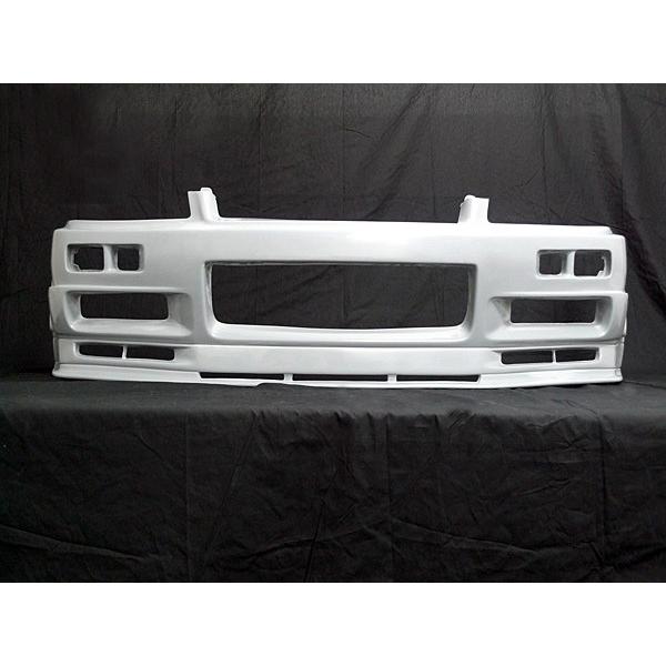 R34 スカイライン　4ドア用　Rタイプ　フロント　サイド　リアハーフ　セット R34スカイラインのエアロリアハーフ4ドア用セット｜パーツランド