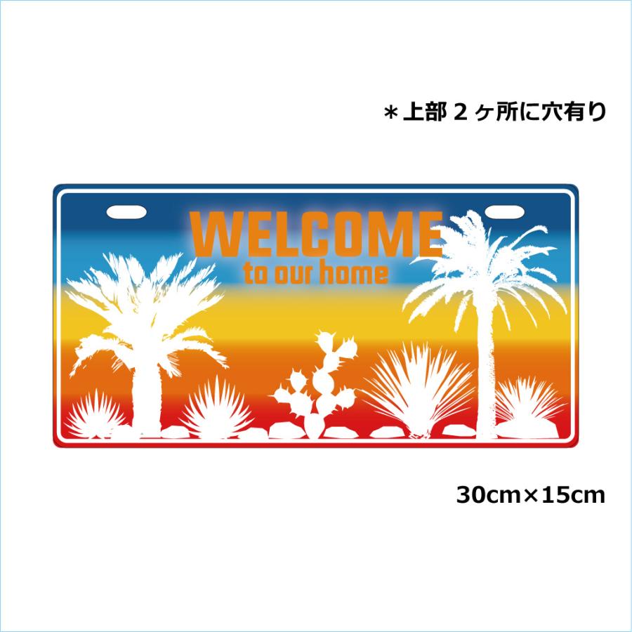 ガーデンサインプレート ドライガーデン 30cm＊15cm WELCOME　虹 |  | 01