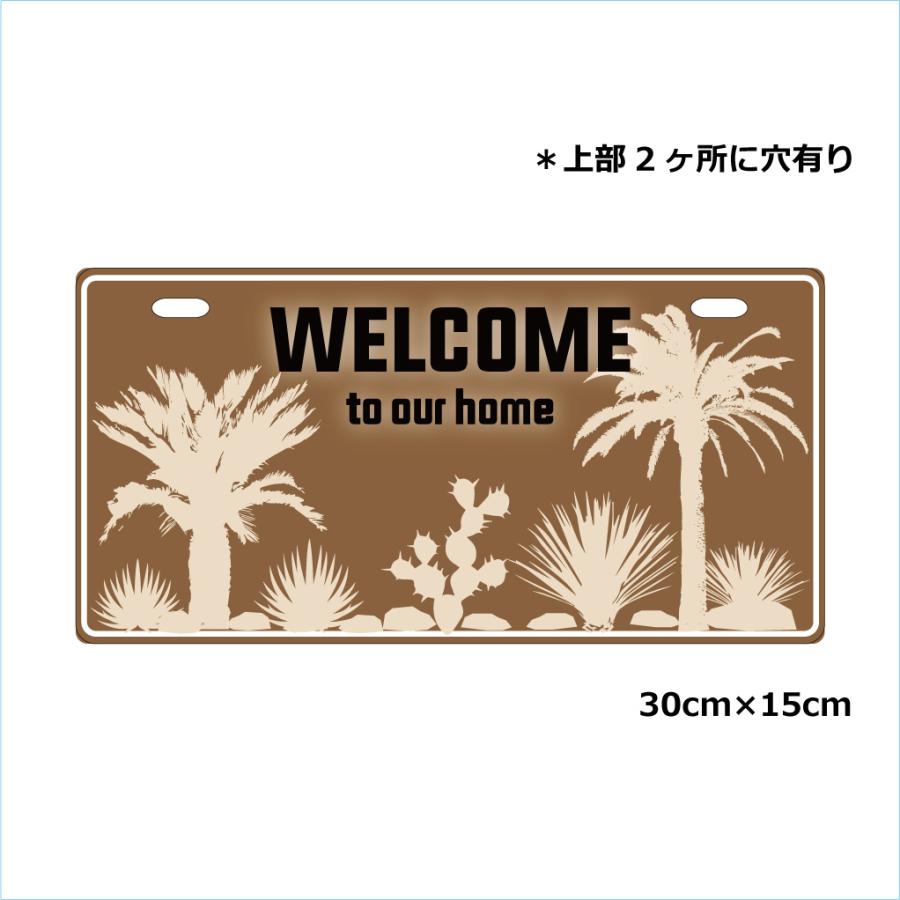 ガーデンサインプレート ドライガーデン 30cm＊15cm WELCOME　BR |  | 01