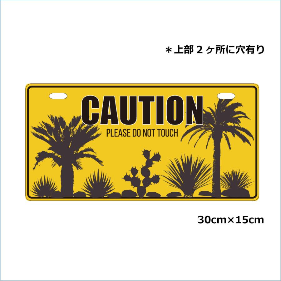 ガーデンサインプレート ドライガーデン 30cm＊15cm CAUTION　YE |  | 01