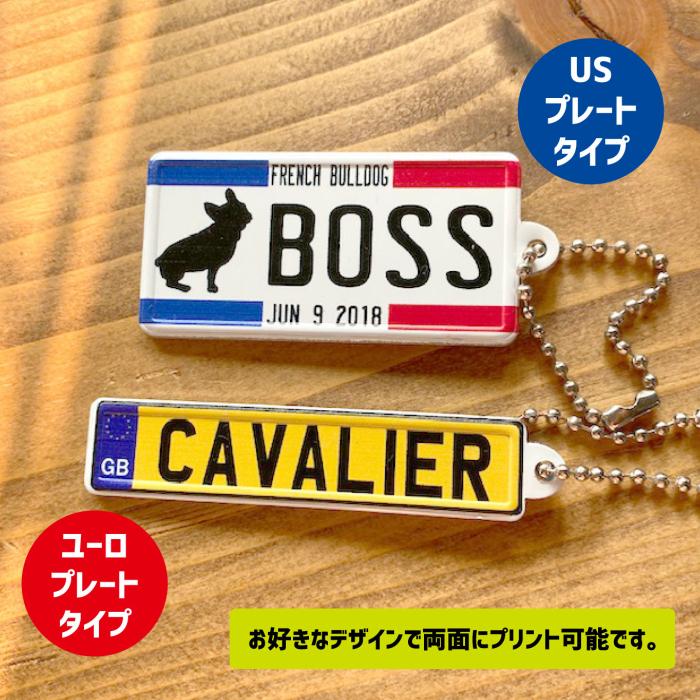 オリジナル 両面プリント キーチェーン KEY CHAIN ナンバープレート US ユーロ アルミ　送料無料メール便 |  | 02