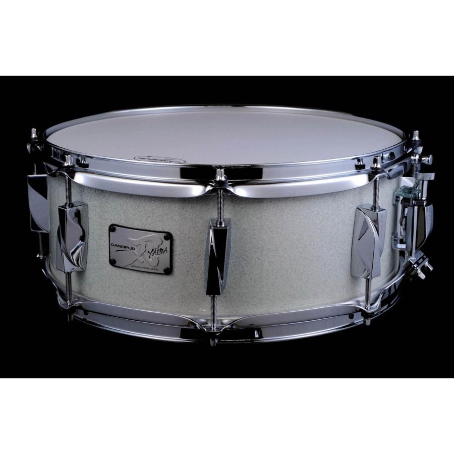 限定品在庫 CANOPUS YAIBA2 5.5x14 Snare Drum Ice White Sparkle LQ JSB-1455