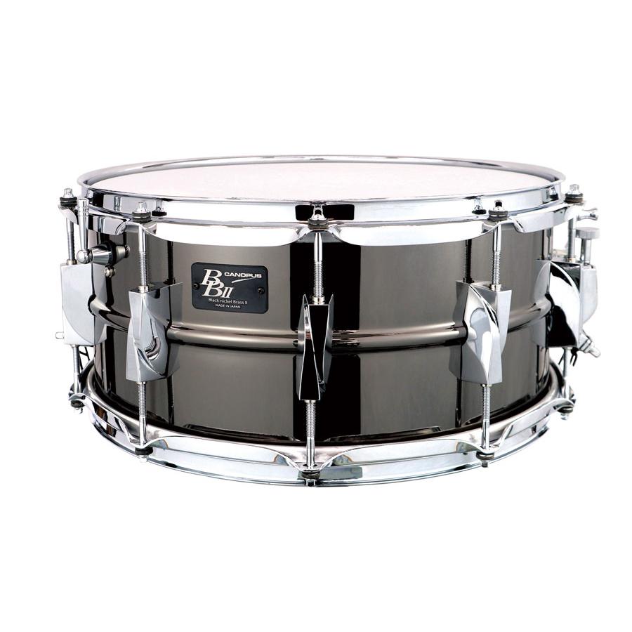 CANOPUS 1.5mm Black Nickel Brass Snare 14x6.5 : 4511239087022