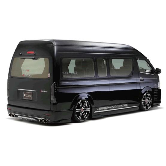 ジェイクラブ ハイエース 200系 1〜4型 リアフリッパー 左右セット