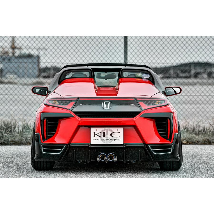 KLC ケイエルシー S660 JW5 リアバンパー FRP 未塗装 KLC Premium GT