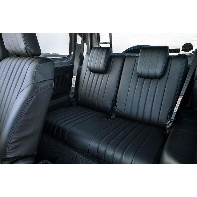 ケイエルシー ジムニー ジムニーシエラ JB64W JB74W ノスタルジーシートカバー ストライプ PVCレザー製 KLC Heritage ヘリテージ ジムニー