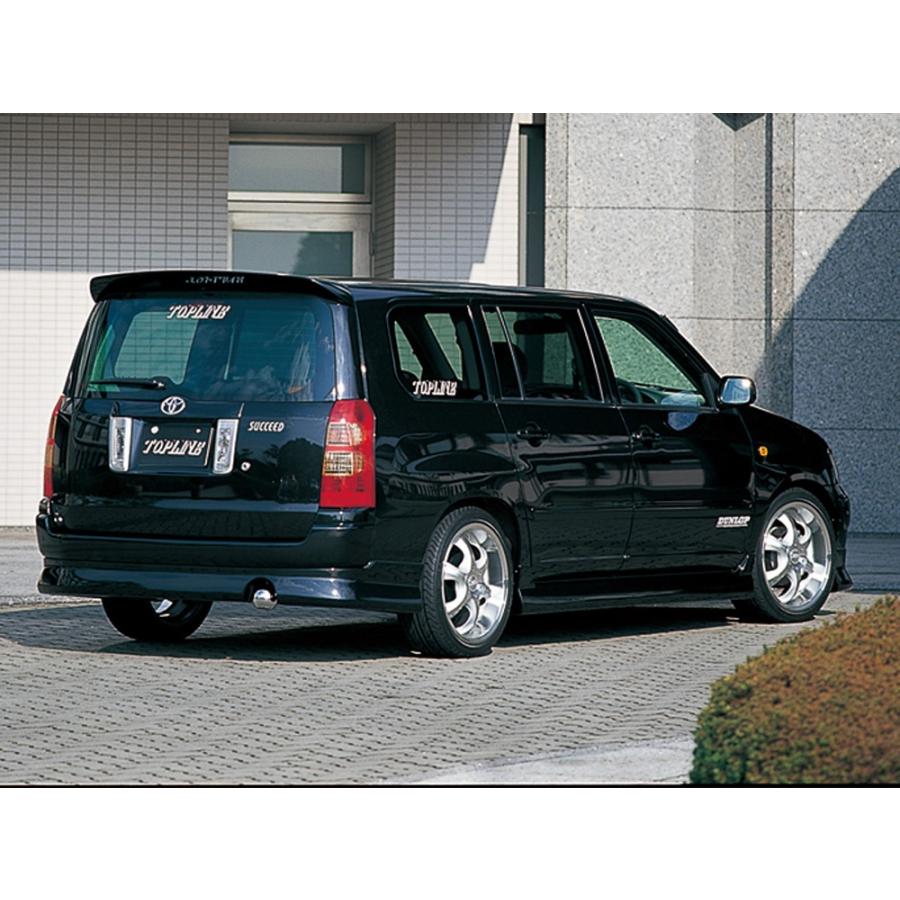 トップライン サクシード NCP51 NCP55 NCP58 NCP59 前期 リアルーフスポイラー FRP 未塗装 TOP LINE RISE ライズ | 
