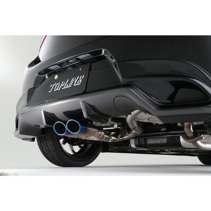 トップライン デミオ DJ5FS マフラー センター出しチタンテール TOP