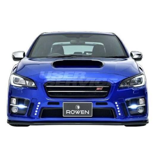 ロウェン WRX STI S4 VAB VAG 前期 フロントバンパー FRP 未塗装