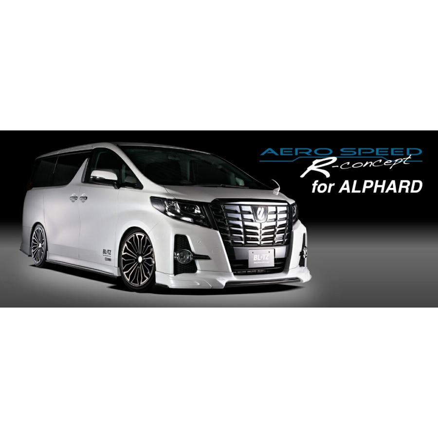 ブリッツ アルファード 30系 フロントリップスポイラー アルファード用