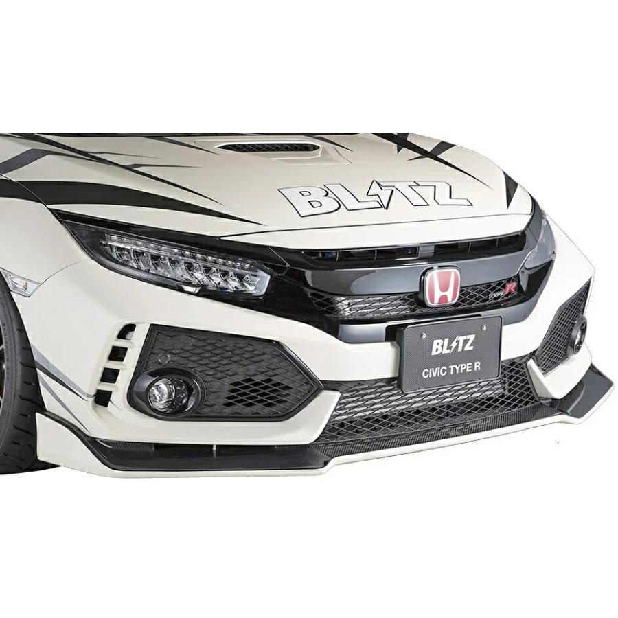 BLITZ（ブリッツ） シビック FK8 フロントリップスポイラー カーボン製