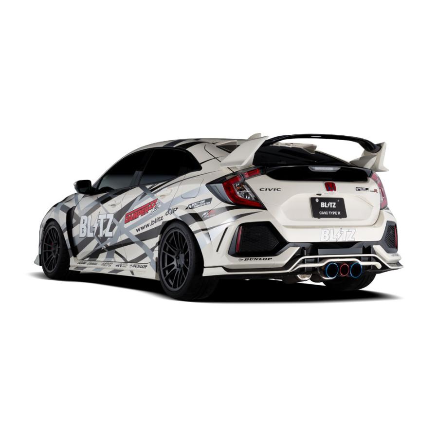 BLITZ ブリッツ シビック FK8 リアガーニッシュ FRP製 未塗装