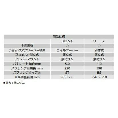 ブリッツ CX-3 CX3 DKLFY 車高調キット 98346 BLITZ DAMPER ZZ-R Spec DSC Plus ZZR ダンパー スペック プラス 直_2