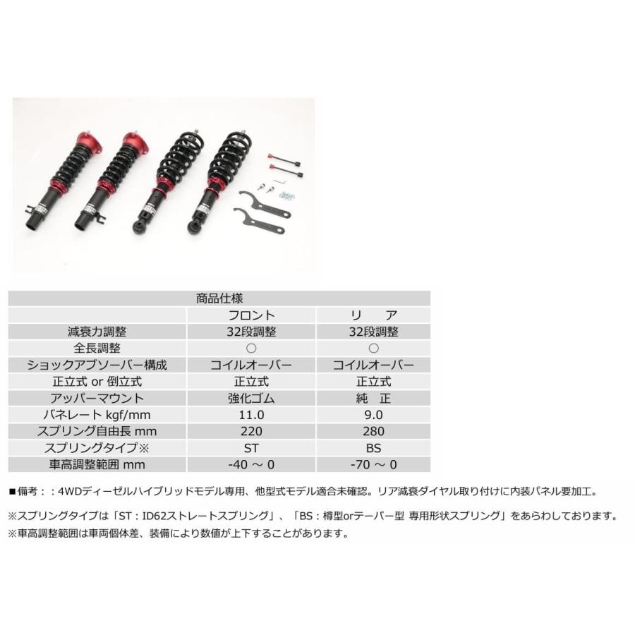 BLITZ（ブリッツ） CX-80 KL3R3P 車高調キット 92667 BLITZ DAMPER ZZ
