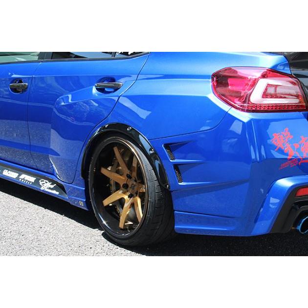 チャージスピード リアワイドフェンダー チャージスピード WRX S4 VAB VAG A-G型 CSオーバーフェンダー リア用
