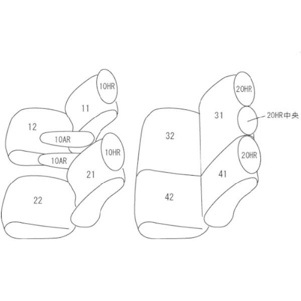 クラッツィオ シートカバー FJクルーザー GSJ15W ワン ONE ET-1015 シート 内装 | Clazzio | 01