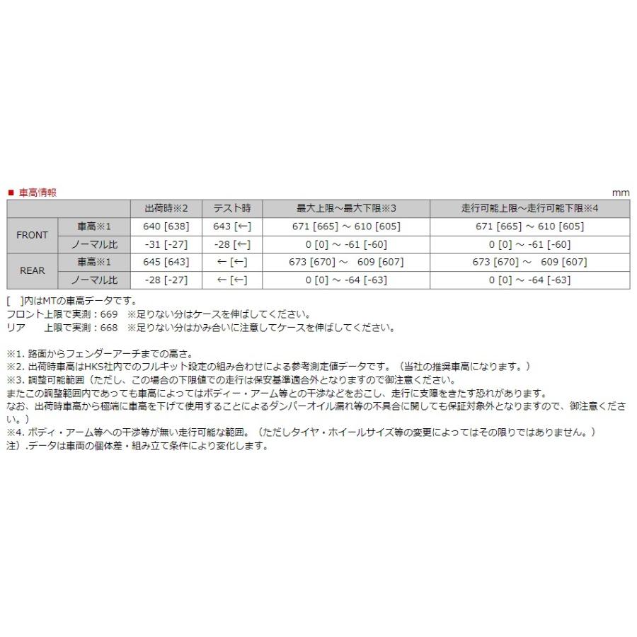 エッチケーエス BRZ ZD8 車高調 全長調整式 80300-AF020 HKS HIPERMAX S ハイパーマックスS_3
