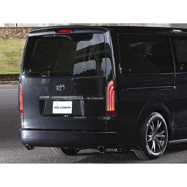 ラブラーク ハイエース 200系 マフラーカッター ステー 左右出し用 CB