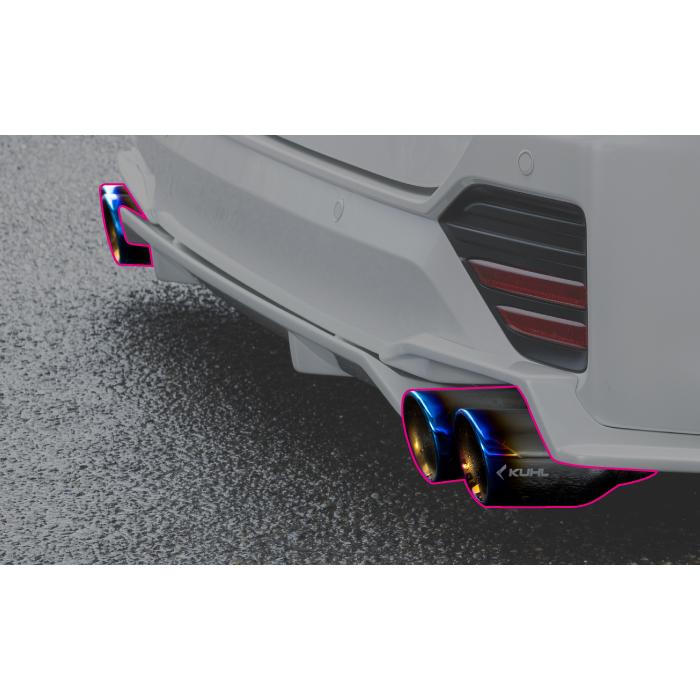 クール レーシング ヴォクシー 90系 スラッシュ4テールマフラー KUHL