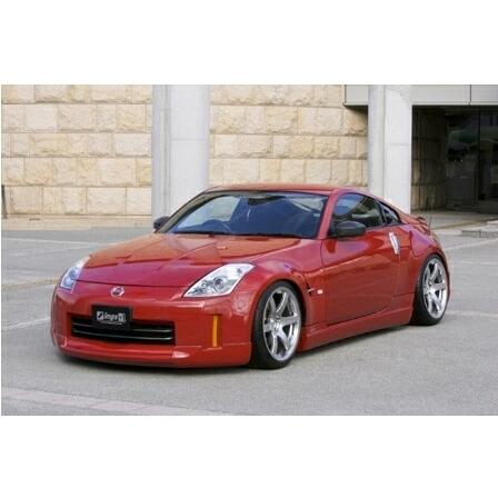 HZ33 ings ハーフエアロ Ings+1 N-Spec Front Bumper (Hybrid Aero) for Nissan 350z (Z33