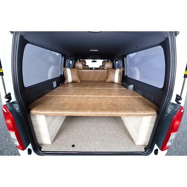 カズキオート ハイエース 200系 アンティーク ボックスベッドキット