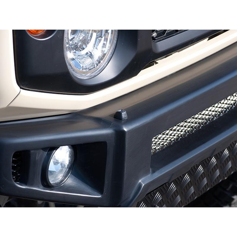 ビーナス ジムニー JB64W スタイリッシュフロントバンパー FRP製 黒 