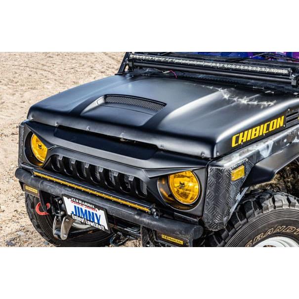 ジムニー JA11 ボンネットパネル FRP製品 黒ゲルコート仕上げ 未塗装 