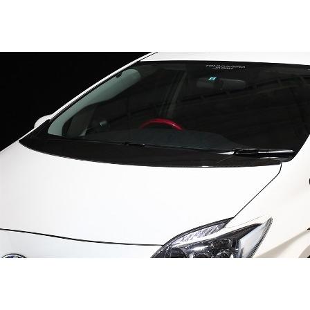 ロウェン プリウス ZVW30 前期 ボンネットスポイラー RR FRP 塗装済