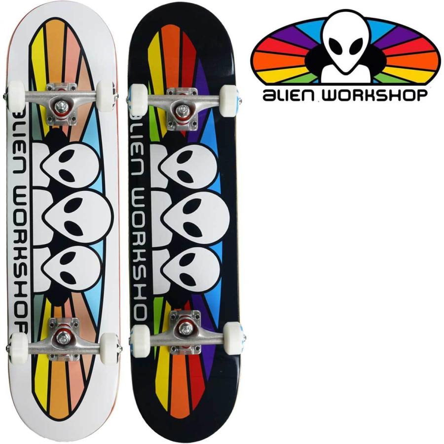 エイリアンワークショップ 7.5 7.75 8.0 スケボー コンプリート Alien Work Shop Skateboard Spectrum ブランド純正 完成品 初心者 女子 キッズ こども おすすめ