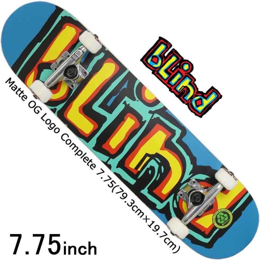 格安人気 スケボーコンプリート 7 75 インチ ブラインド スケートボード 純正 Blind スケボー コンプリート Matte Og Logo おすすめ 完成品 全国宅配無料 Unreditora Unr Edu Ar