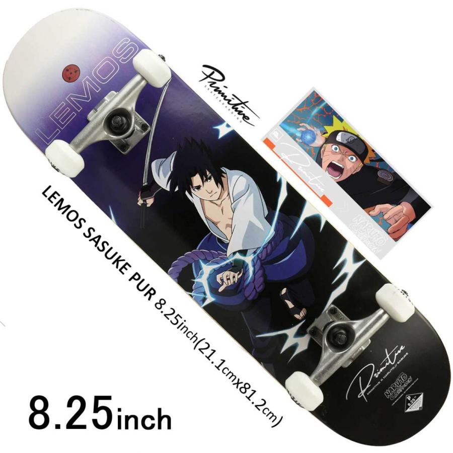 高い素材 スケートボード 純正コンプリート Naruto 疾風伝 ナルト コラボモデル Primitive プリミティブ Lemos Sasuke Pur 8 25inch Neal Crows Mar 8 0inch Team Leaf 激安単価で Www Fedelatina Org
