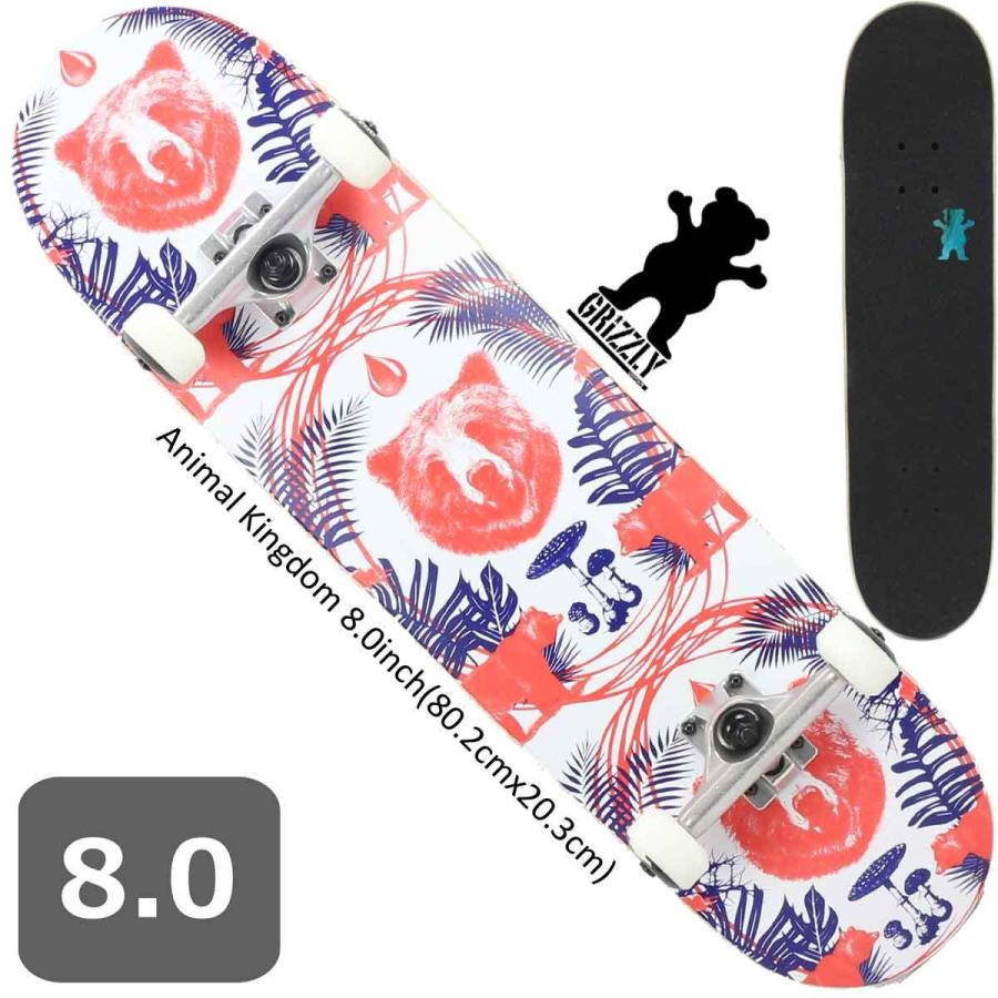 GRIZZLY グリズリー スケボー コンプリート 8.0 インチ Grizzly GRIZZLY グリズリー スケボー コンプリート 8.0 インチ Grizzly
