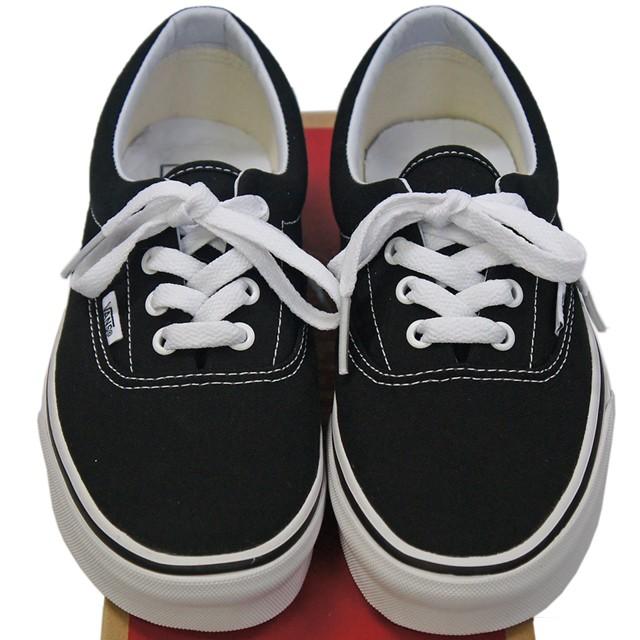 USA企画 バンズ エラ キャンバス ブラック シューズ Vans Classic Era Canvas Black スニーカー メンズ レディース スケートボード スケボー ローカット｜cutback2｜05