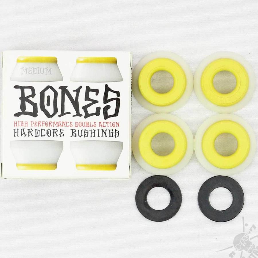 スケボー ブッシュ ボーンズ ハードコア スケートボード パーツ Bones Hardcore Bushings スケボー1台分 ソフト ミディアム ハード カスタム｜cutback2｜03