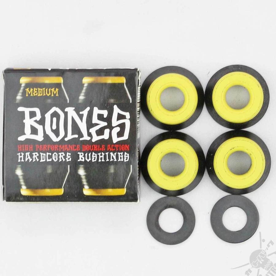 スケボー ブッシュ ボーンズ ハードコア スケートボード パーツ Bones Hardcore Bushings スケボー1台分 ソフト ミディアム ハード カスタム｜cutback2｜06