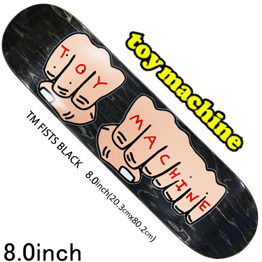 スケボーデッキ 8 0 インチ トイマシーン スケートボード フィストゥ Toy Machine Fists 人気 ブランド おすすめ スケートボード専門店カットバック 通販 Yahoo ショッピング